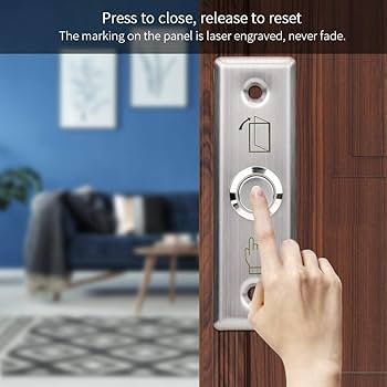Opener Release Buttons for Access  Gate Lock